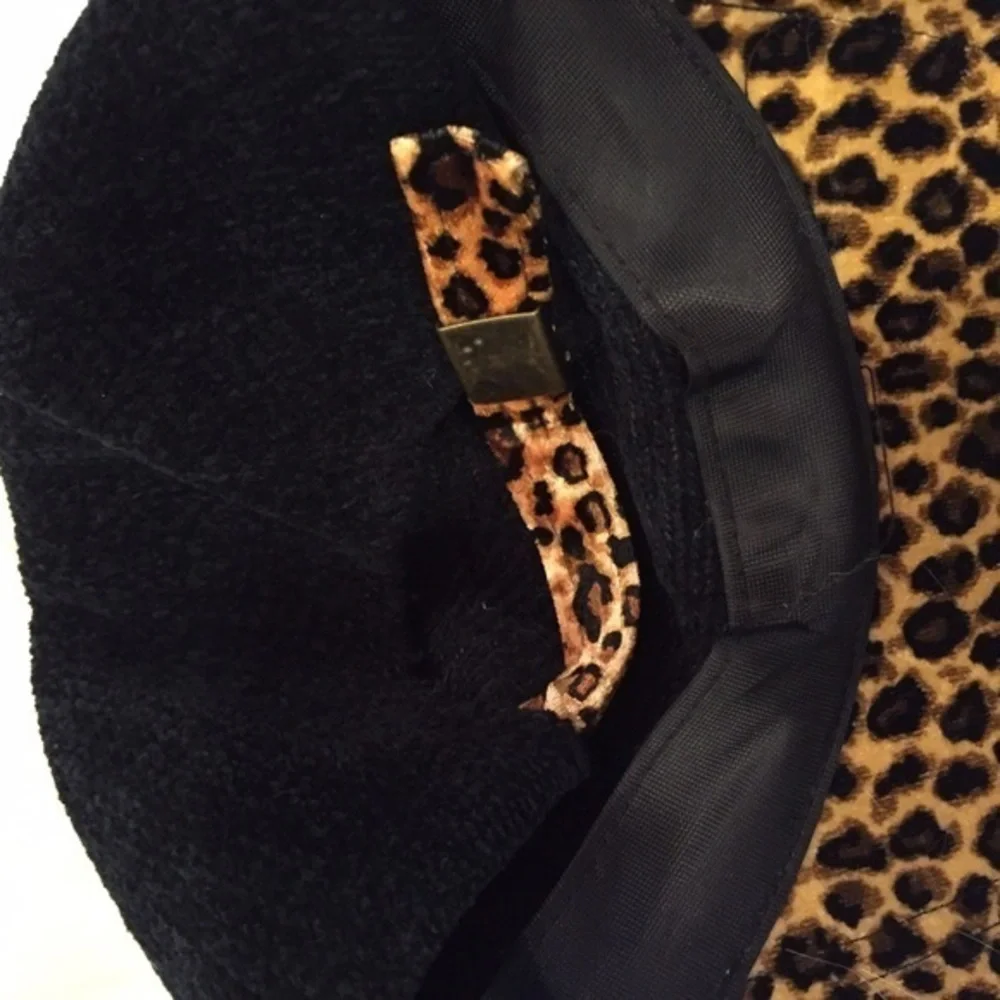 LEOPARD BLACK BASEBALL CAP‎ Something Special SS